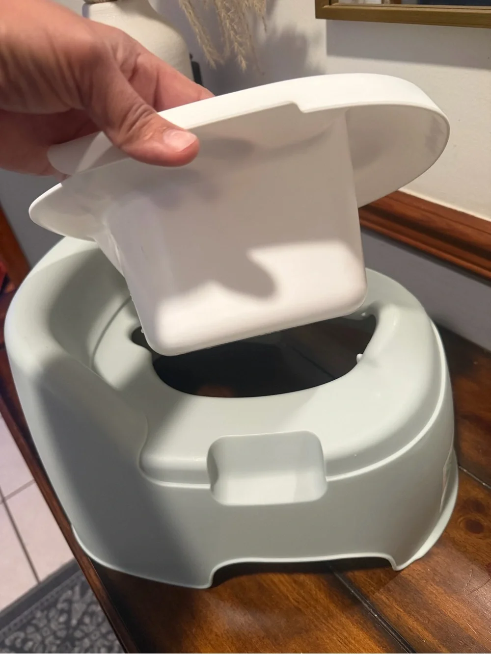 Ingenuity Full Comfort Potty - Sage/White